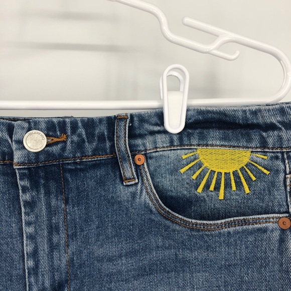 BLANK NYC NEW The Astor Cut-Off Shorts Rainbow 26 - Picture 3 of 7